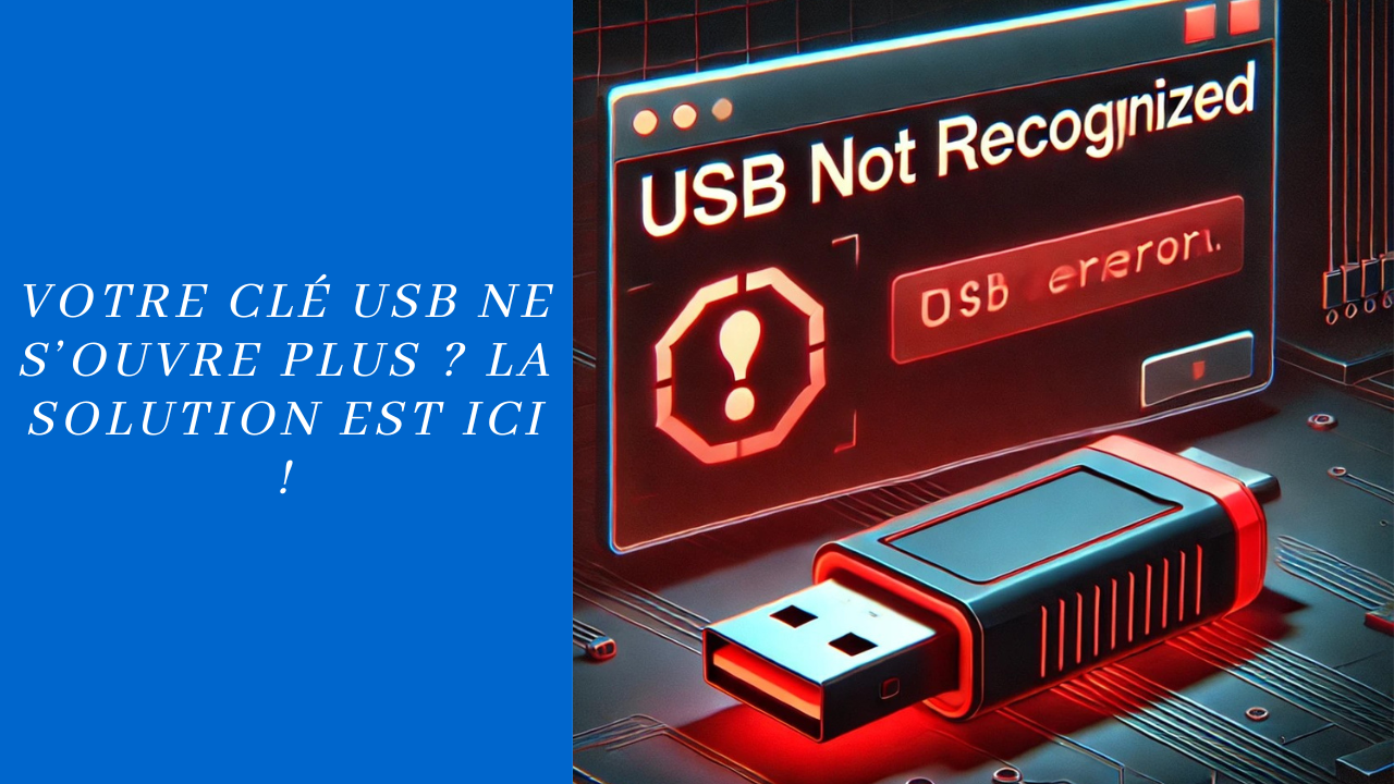 Clé USB ilisible